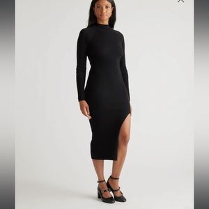 Quince Knit Rib Bodycon Dress